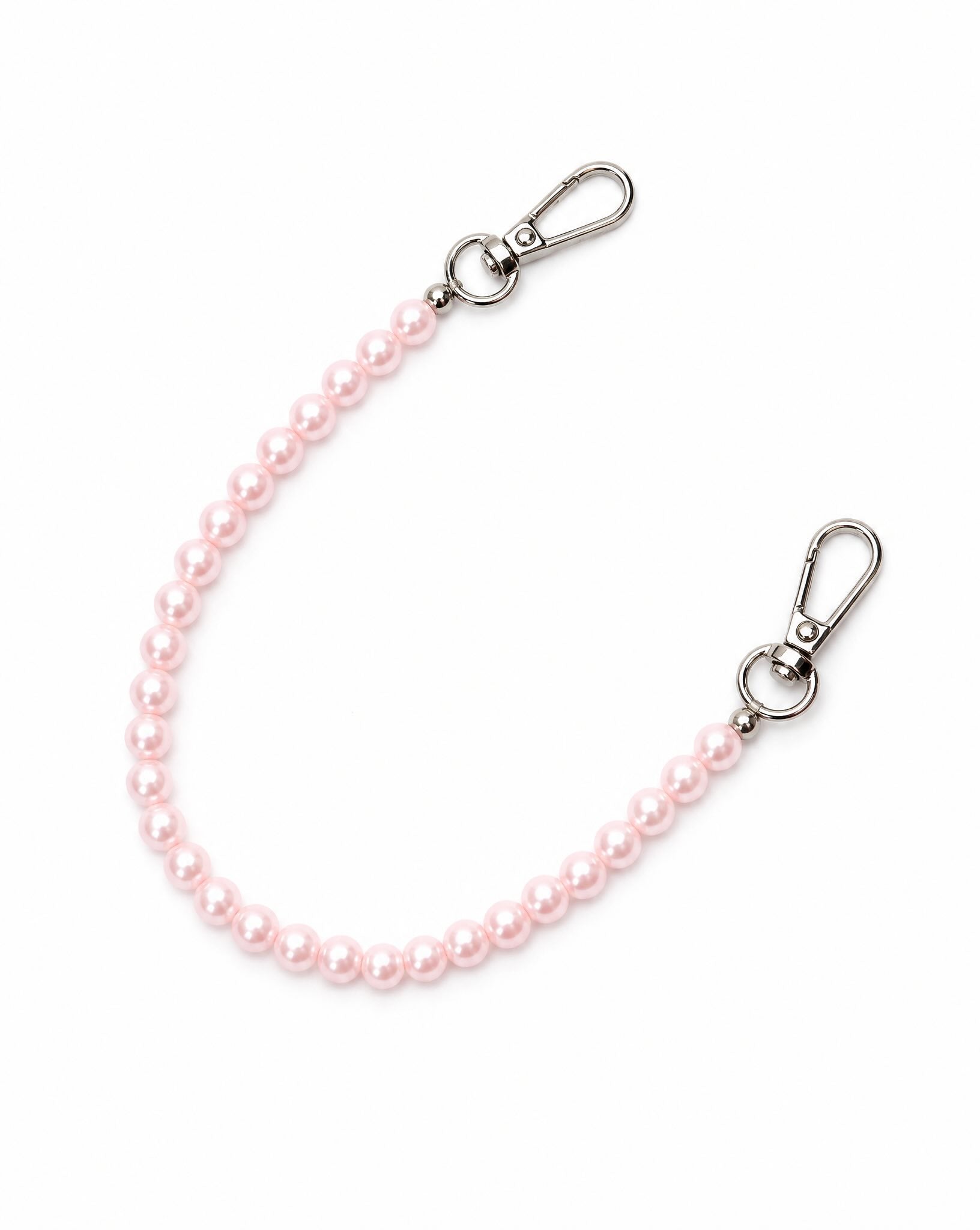 Princess Pearl Phone Chain Blush