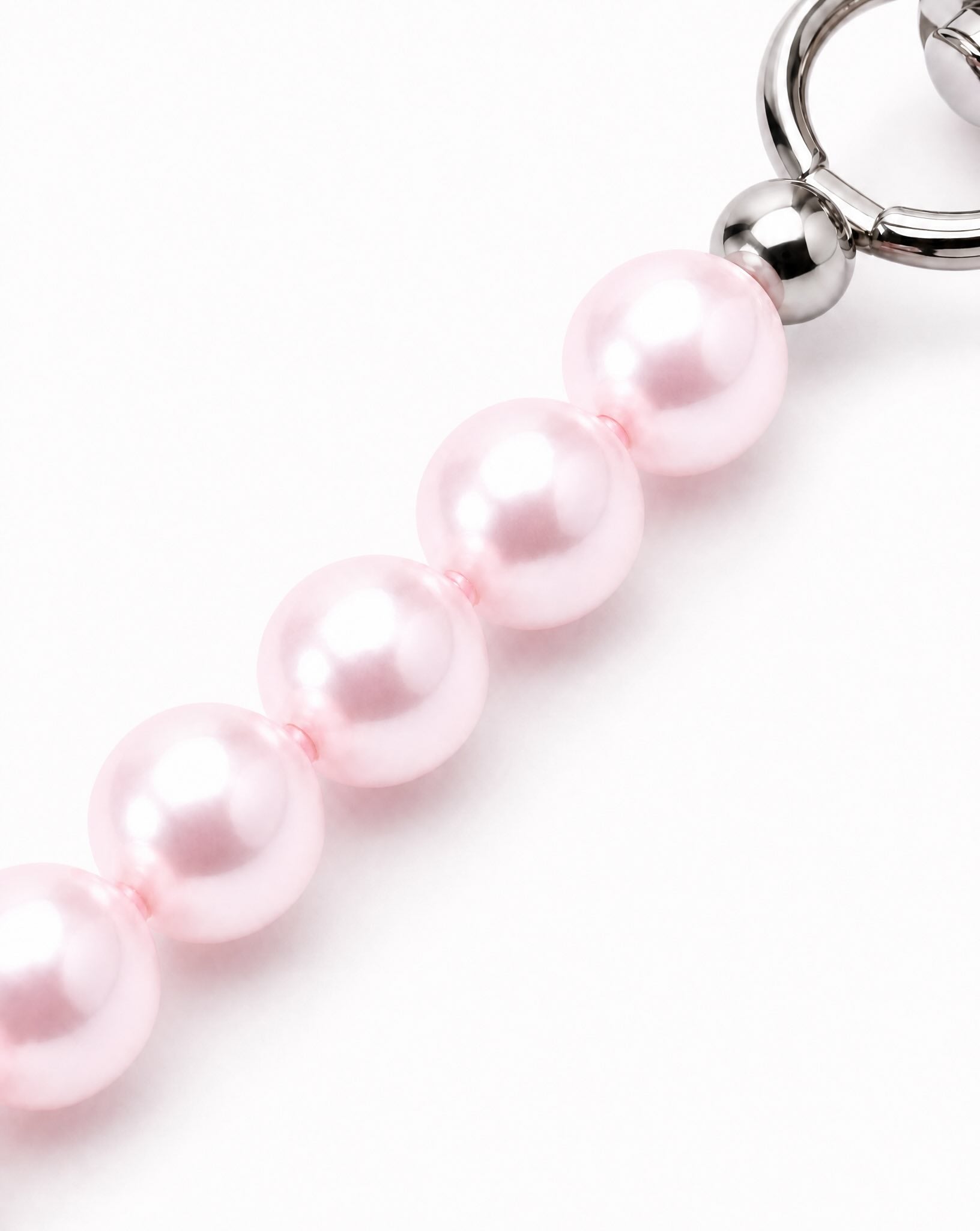 Princess Pearl Phone Chain Blush