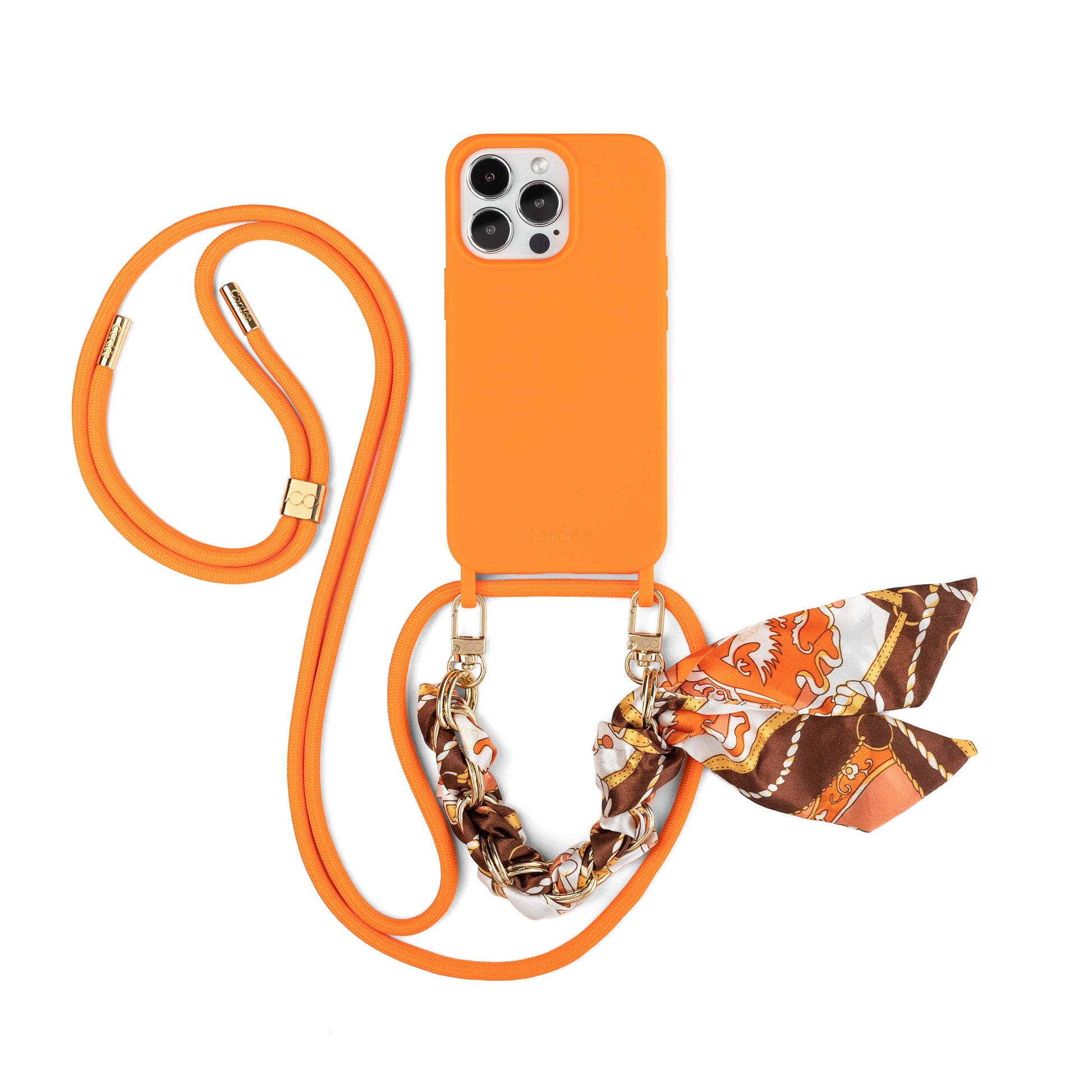 Rio Phone Strap Set Orange - Cordée Cases