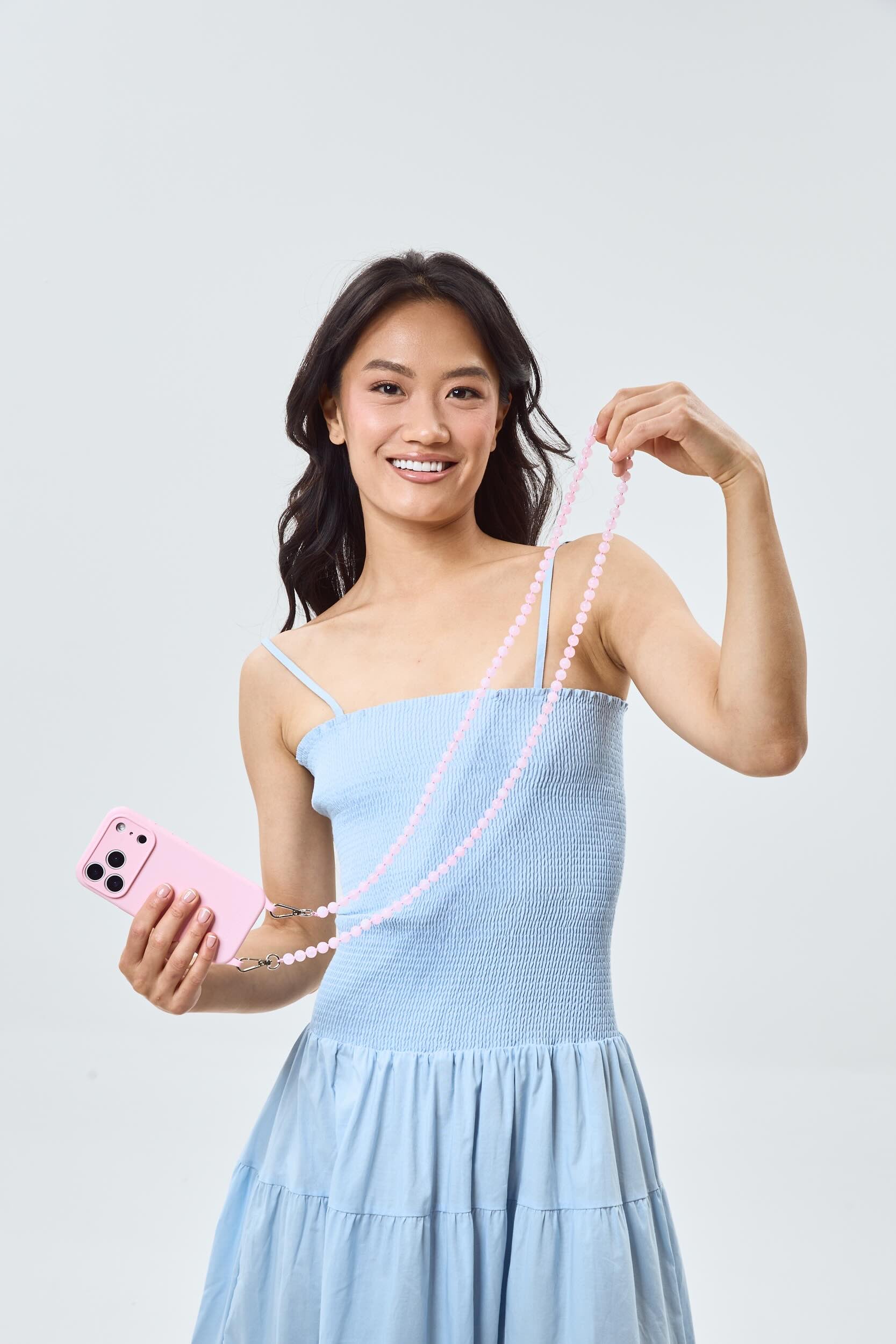 Scarlett Phone Chain Blush