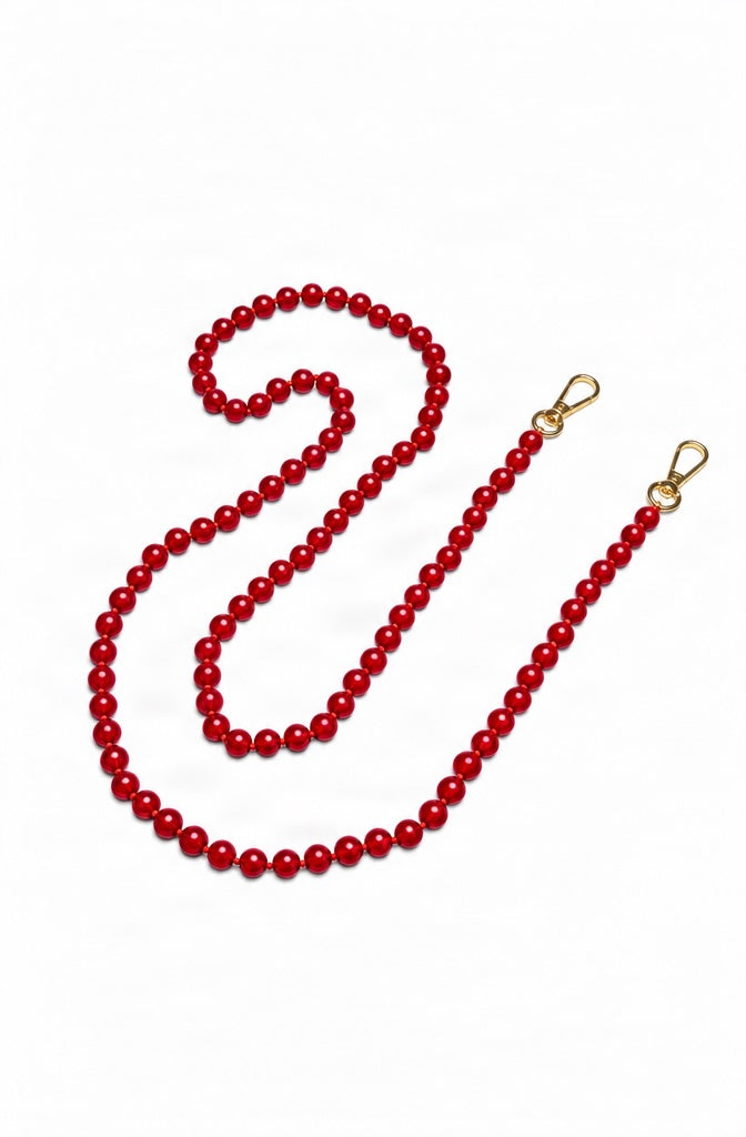 Indiana University Crossbody Phone Chain Set Red/White