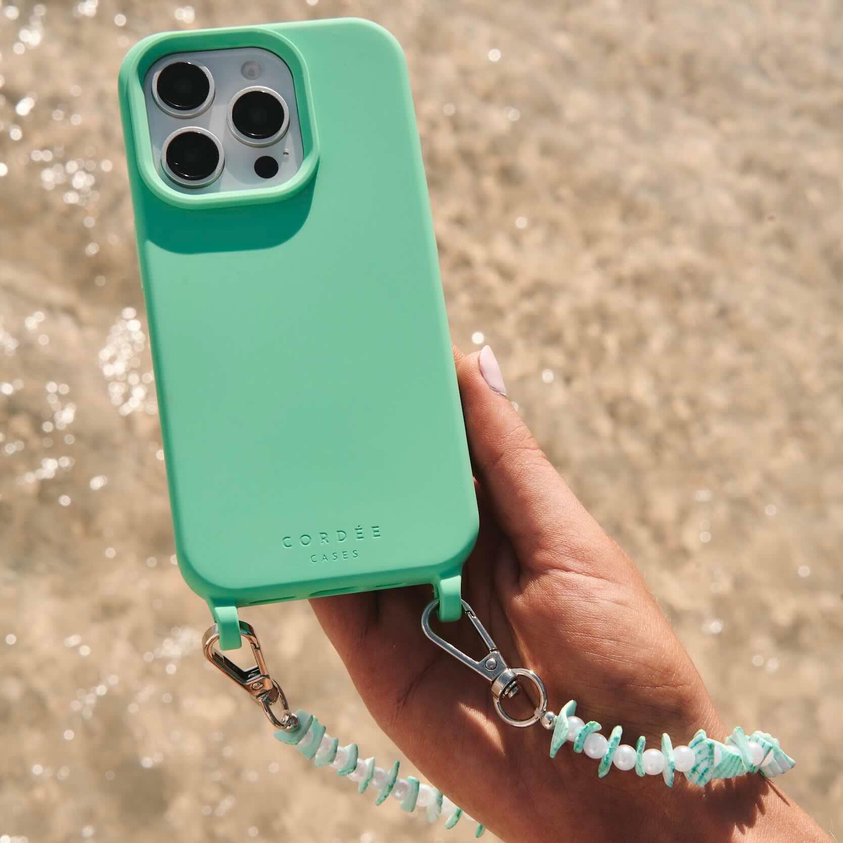 Seafoam Surf Phone Chain Set Cordée Cases