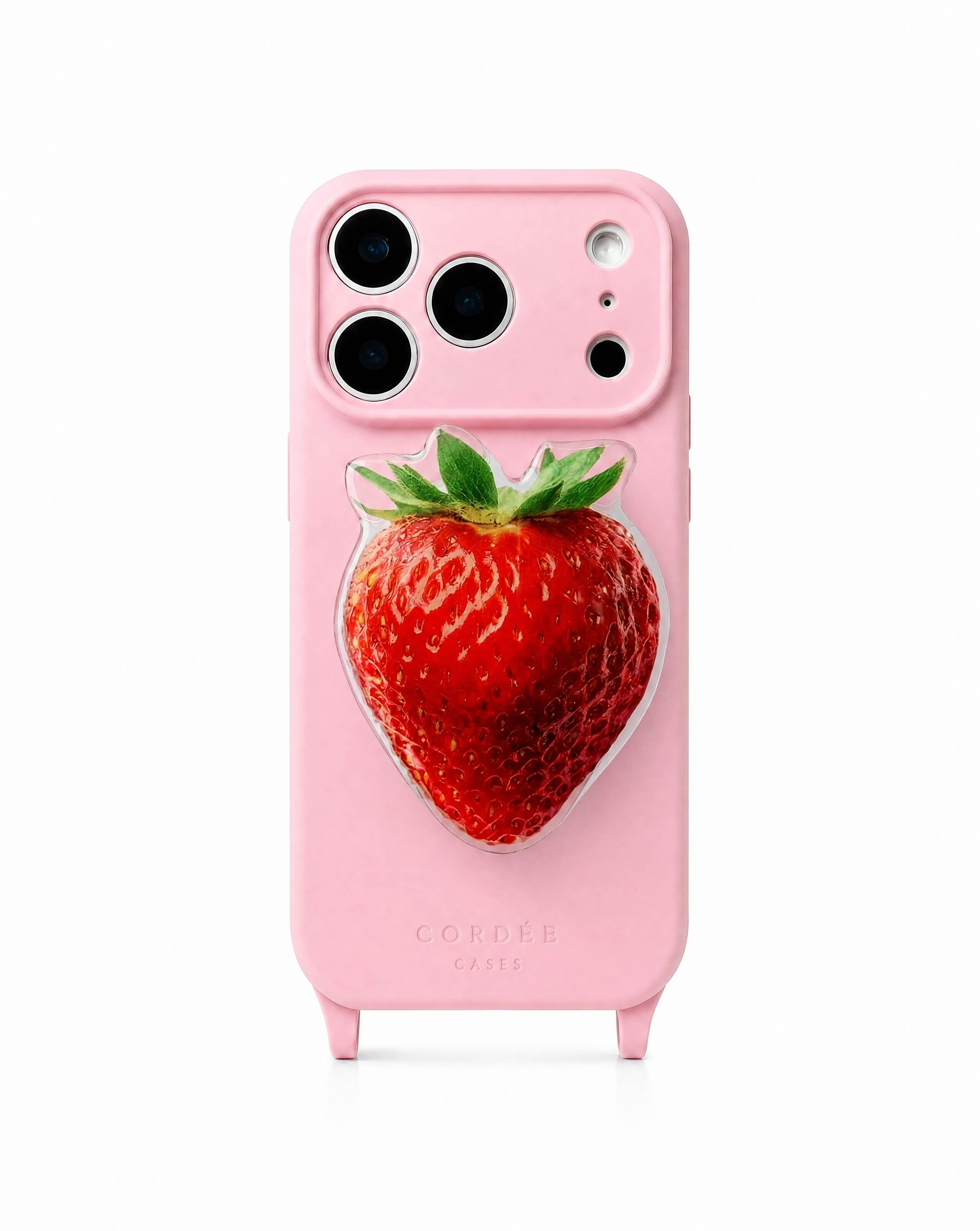 Strawberry Magnetic Phone Grip