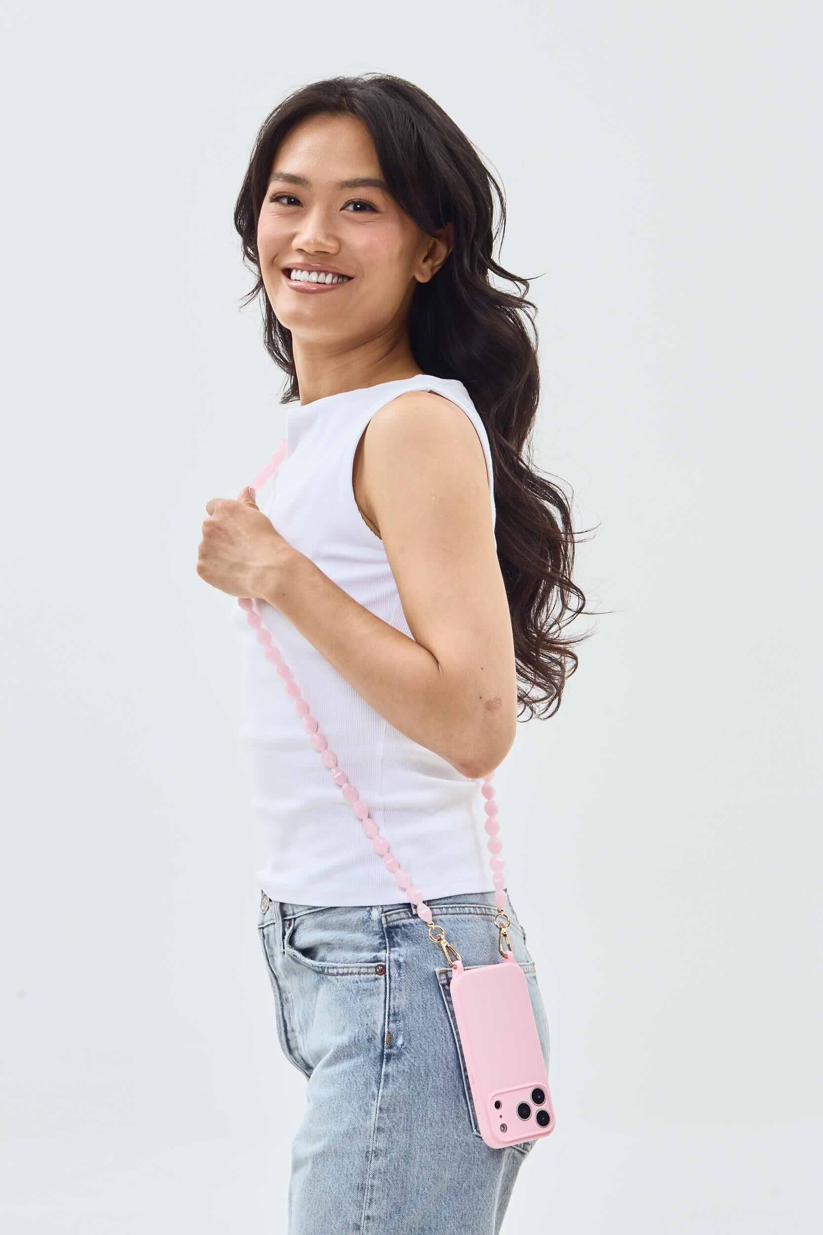 Valerie Phone Chain Blush