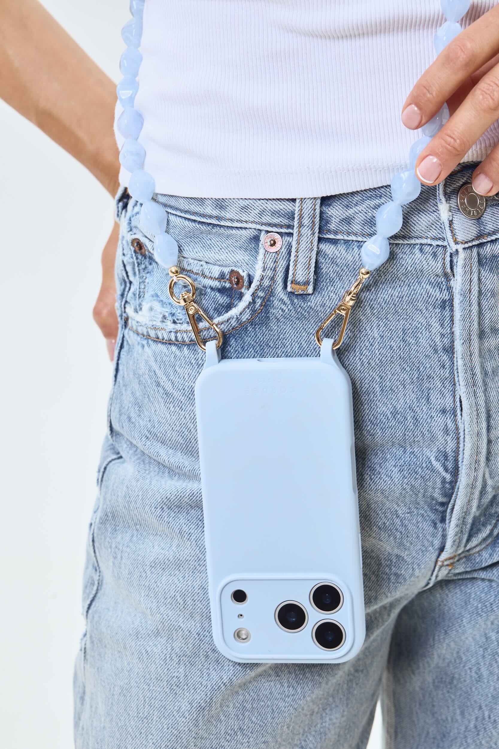Valerie Phone Chain Glacier