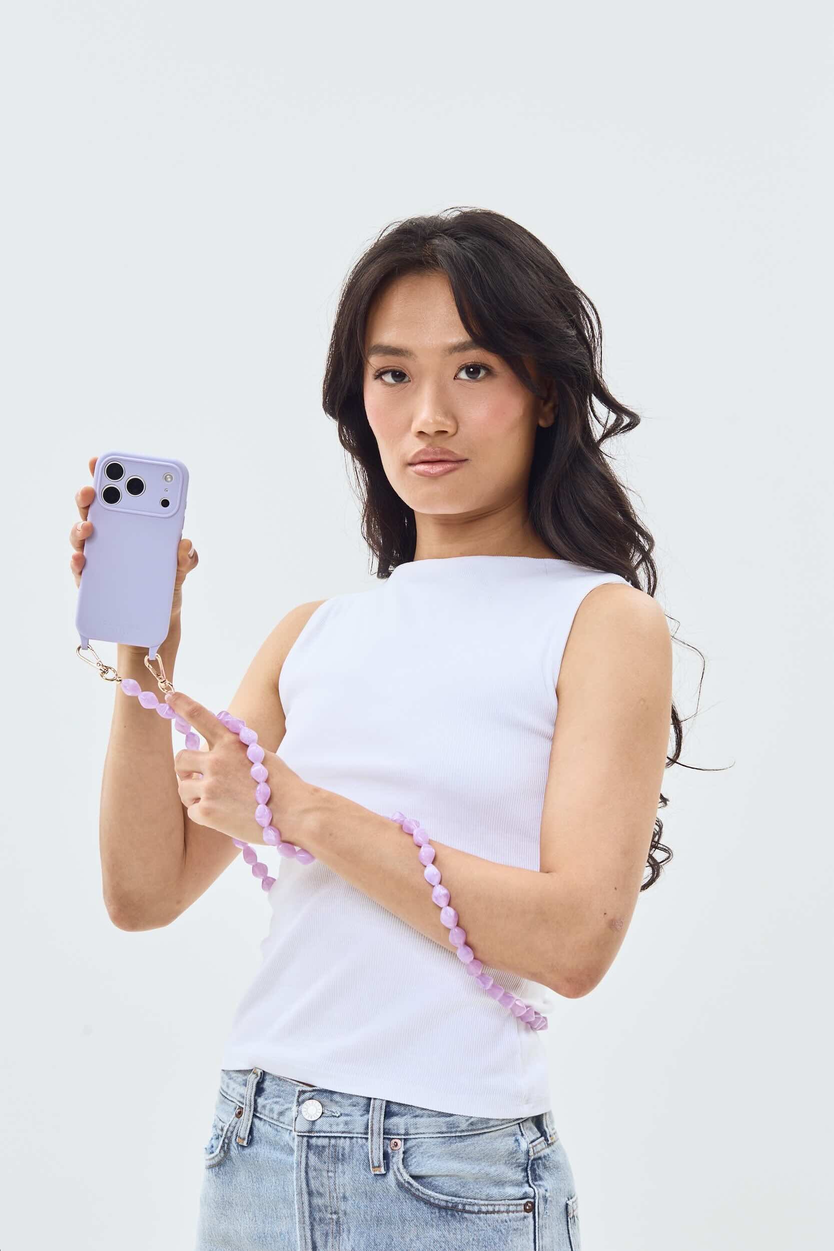 Valerie Phone Chain Lilac