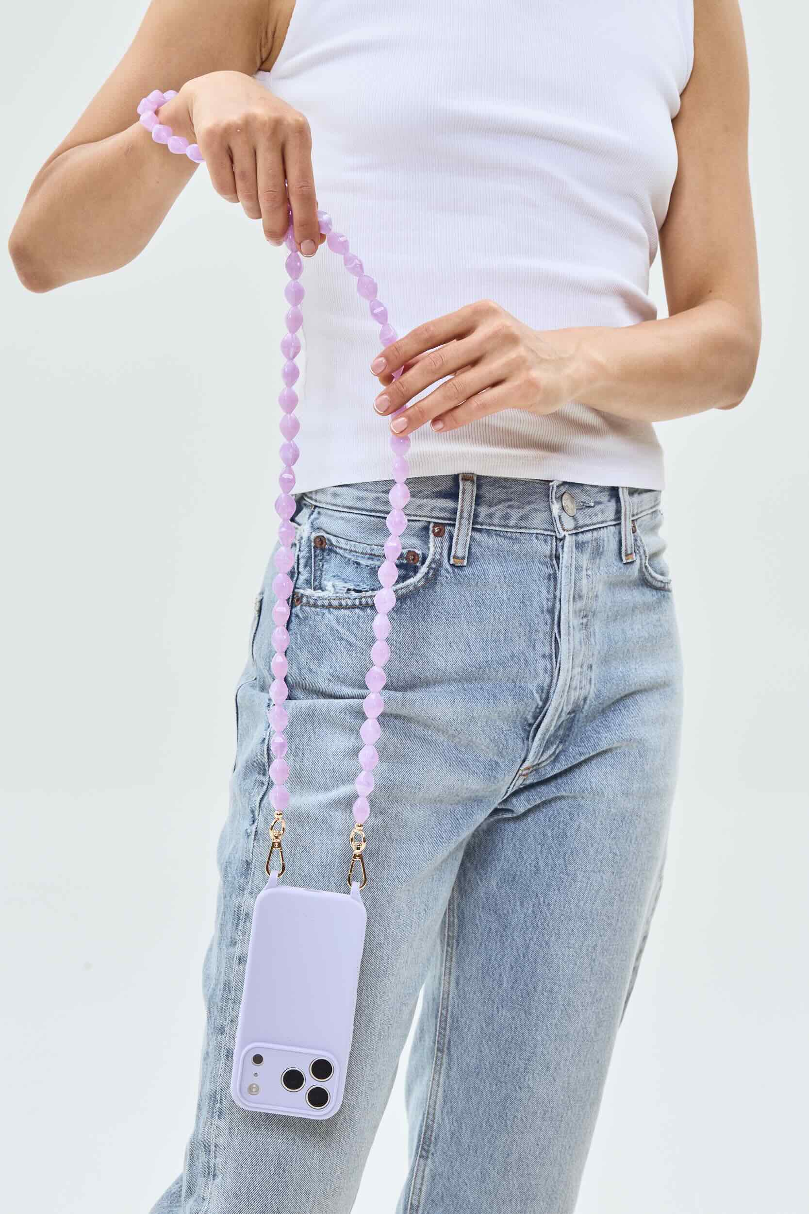 Valerie Phone Chain Lilac