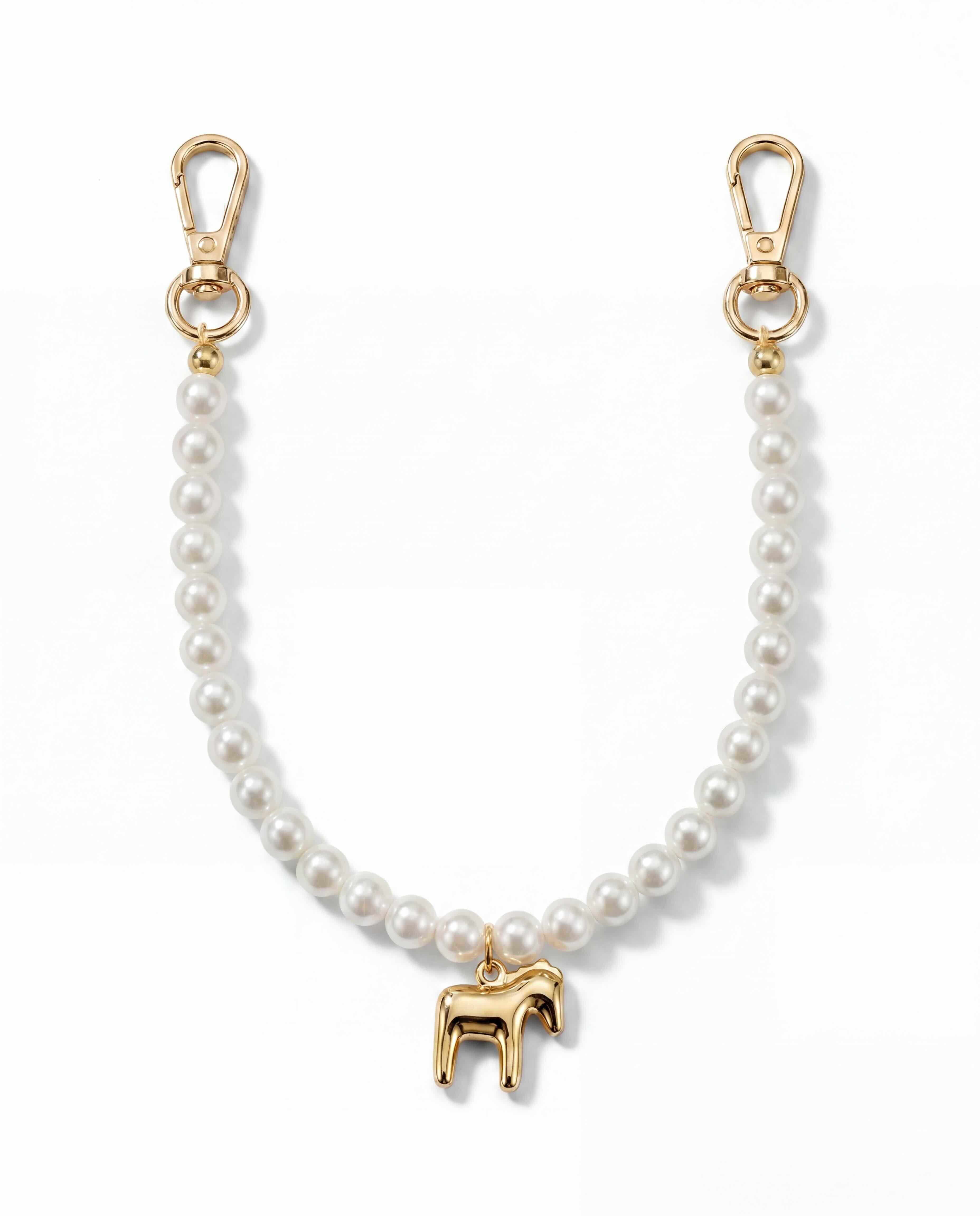 Year of the Horse Pearl Phone Chain