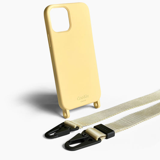 Carabiner Strap + Silicone Case Nude