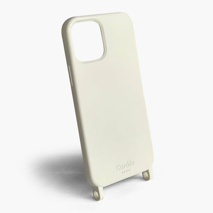 Silicone iPhone Case Ivory - Cordée Cases