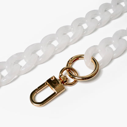 Curby Chain White Marble