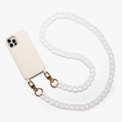 Curby Chain White Marble