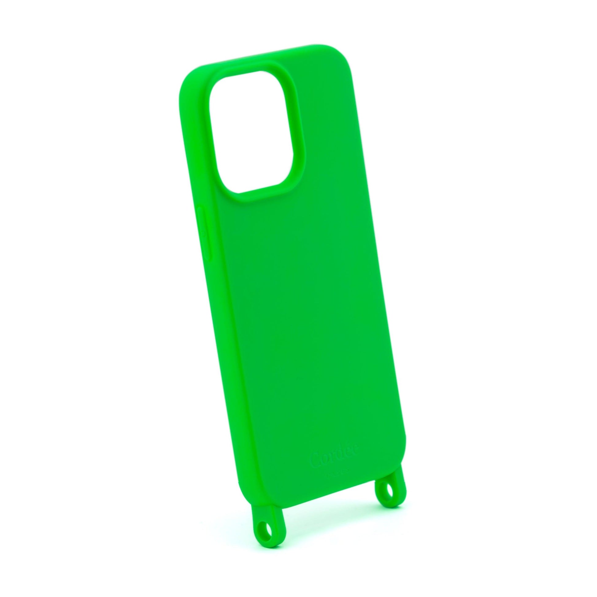 Silicone Phone Case Neon Green