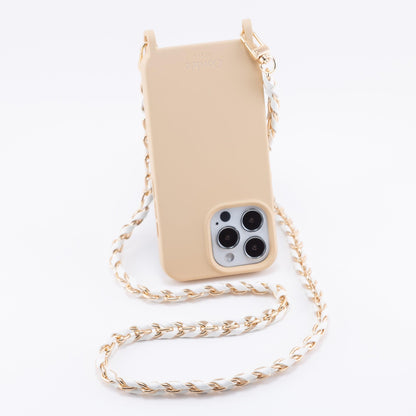 Emi Phone Chain White