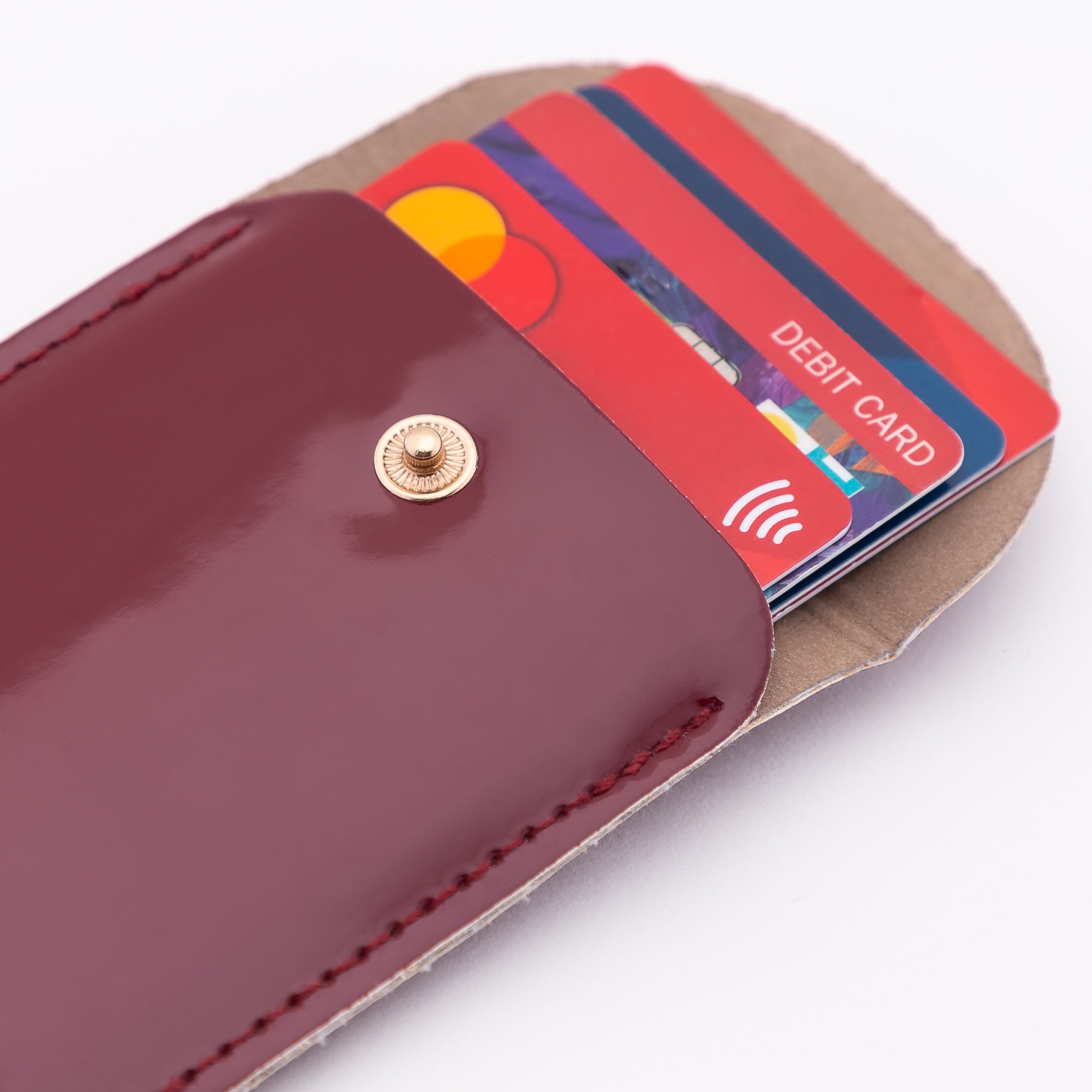 Mini Wallet Mahogany - Cordée Cases
