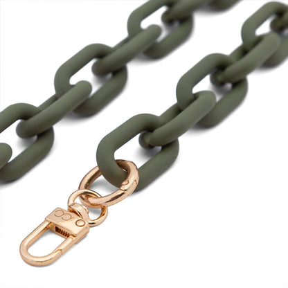 Matte Olive Green Phone Chain