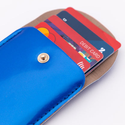 Mini Wallet Royal Blue - Cordée Cases