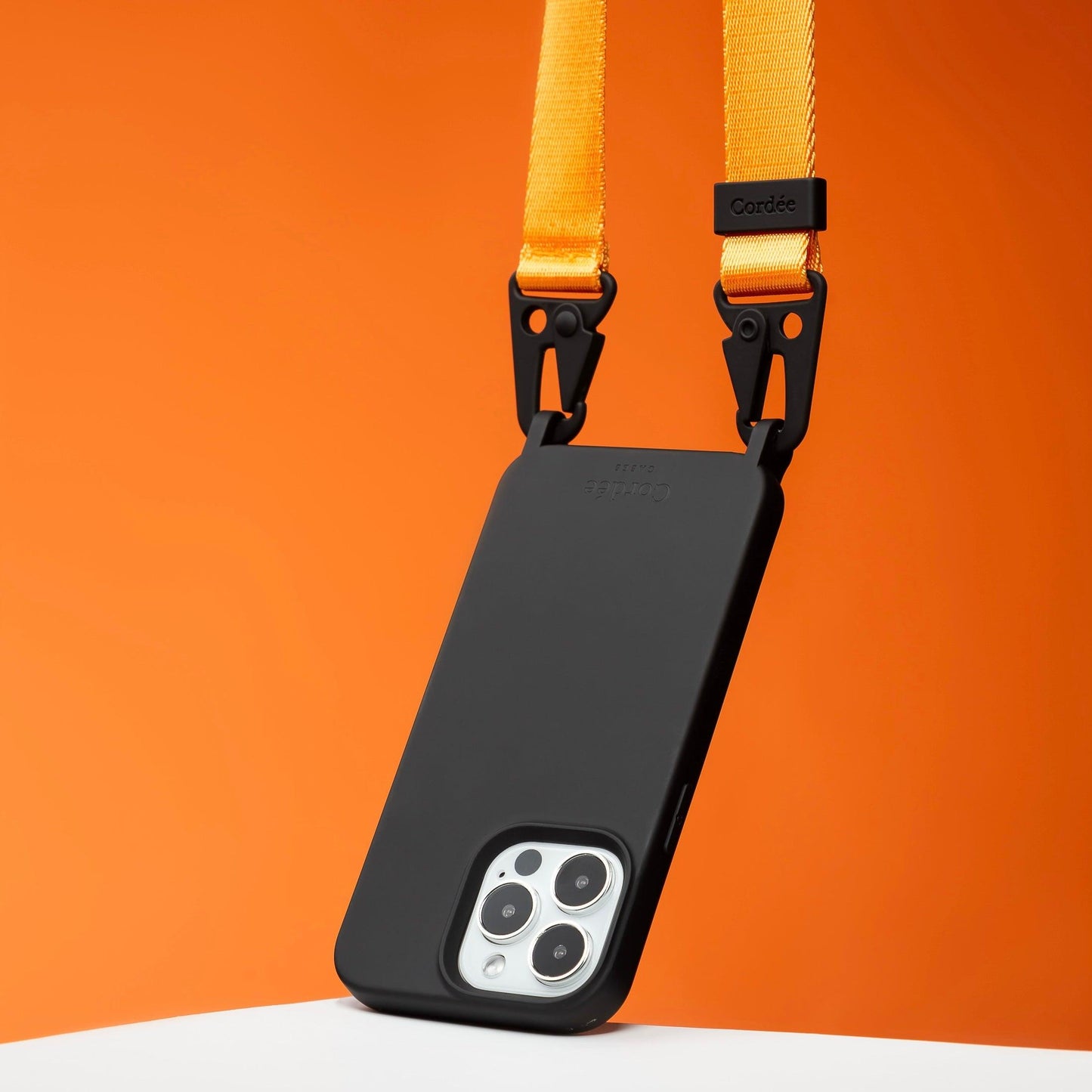 Carabiner Phone Strap Orange - Cordée Cases